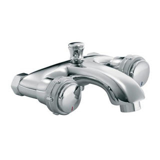 1103-10 messingkran doble håndtak varmt/kaldt vann veggmontert badekararmatur med hånddusjholder