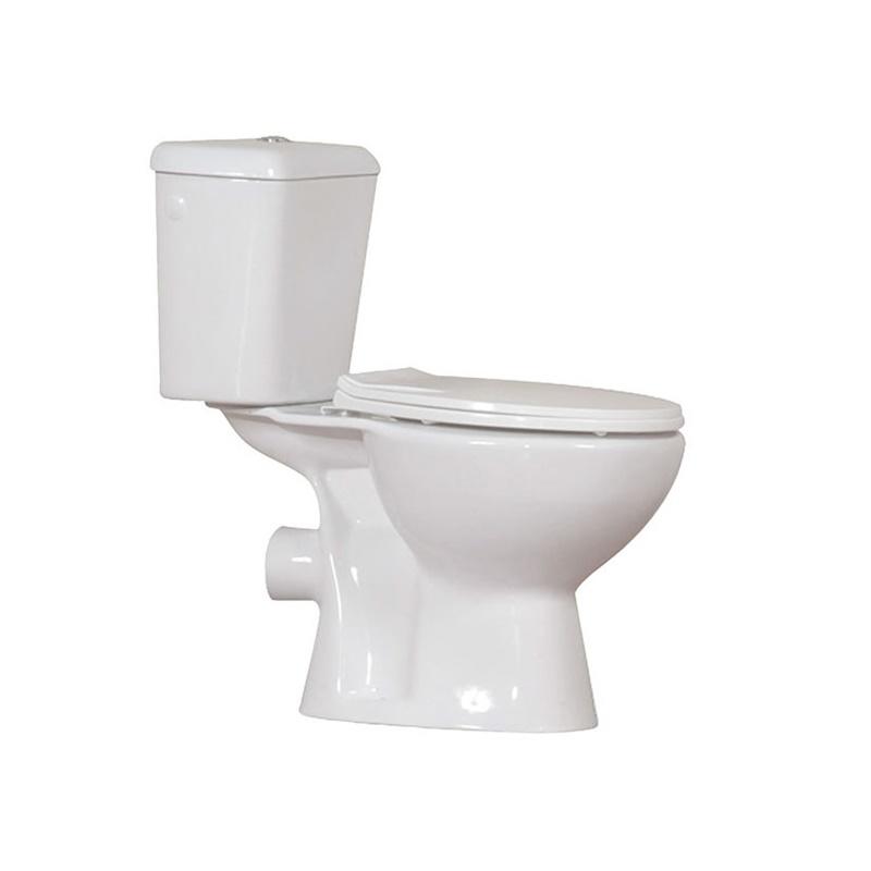 YS22221P 2-delt keramisk toalett, tettkoblet P-felle vasketoalett;