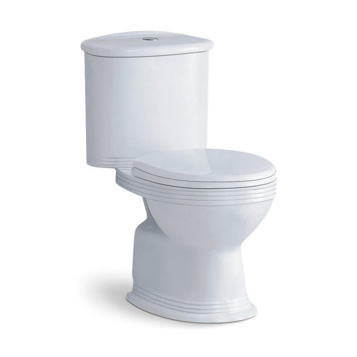 YS22262S 2-delt keramisk toalett, P-trap vasketoalett;