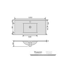 YS27293-100 Keramisk skapservant, forfengelighetsservant, toalettvask;