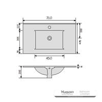 YS27293-70 Keramisk skapservant, forfengelighetsservant, toalettvask;