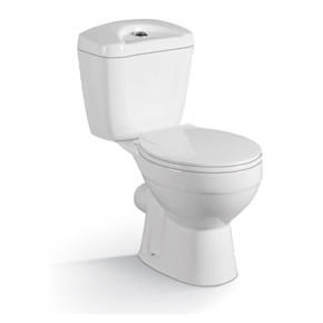 YS22207P 2-delt keramisk toalett, tettkoblet P-felle vasketoalett;