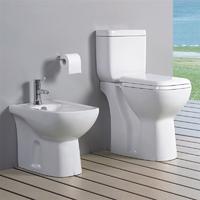 YS22212P 2-delt keramisk toalett, tettkoblet P-trap vasketoalett;