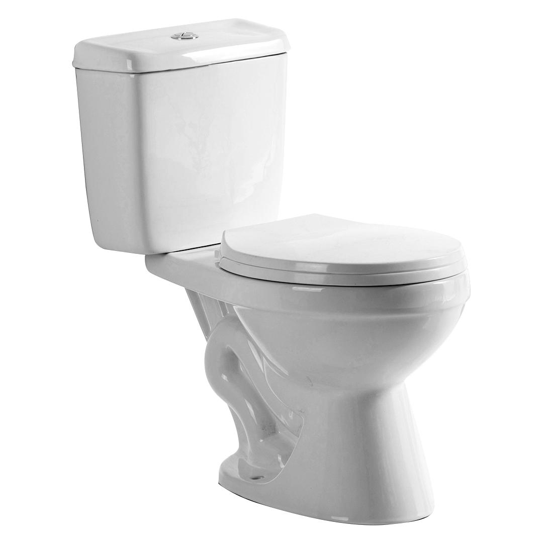 YS22235 2-delt keramisk toalett, tettkoblet S-trap sifontoalett;