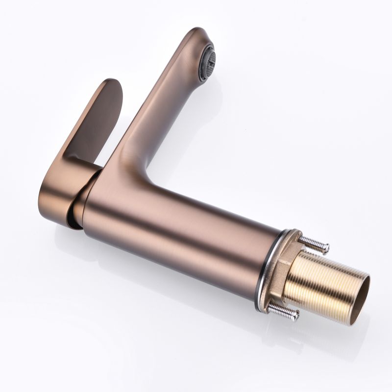 2012-30 Elegant ettgreps dekkmontert messingbatteri for varmt og kaldt vann, servantbatteri