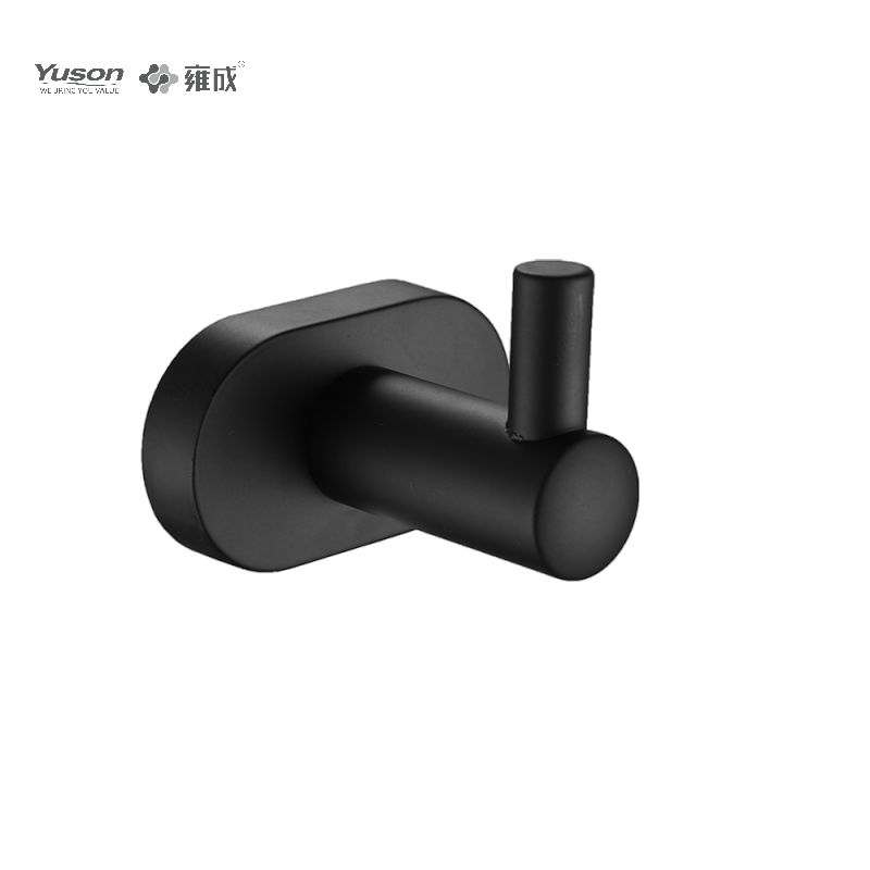 13388 Elegant baderomstilbehør, kappekrok, sink/messing/SUS kappekrok, veggmontert (serie 13300)