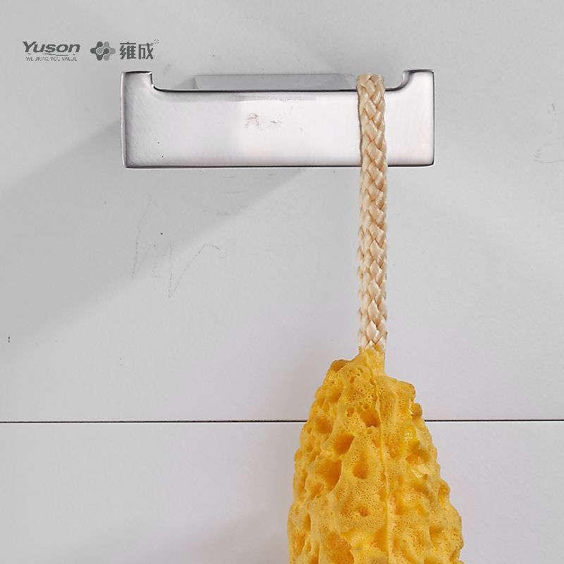 15088 Elegant baderomstilbehør, kappekrok, sink/messing/SUS kappekrok, veggmontert (serie 15000)