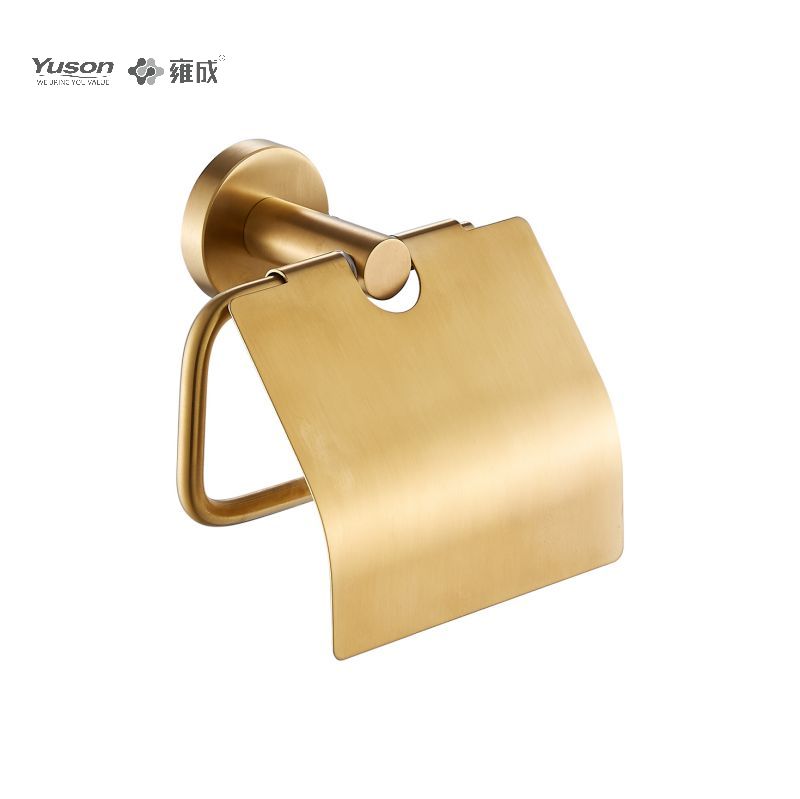 15586 Elegant baderomstilbehør, Toalettpapirholder, Sink/Messing/SUS Toalettpapirrullholder, veggmontert (Serie 15500)