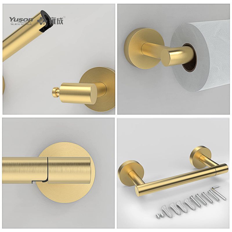 19286P Elegant baderomstilbehør, Toalettpapirholder, Sink/Messing/SUS Toalettpapirrullholder, veggmontert (Serie 19200)