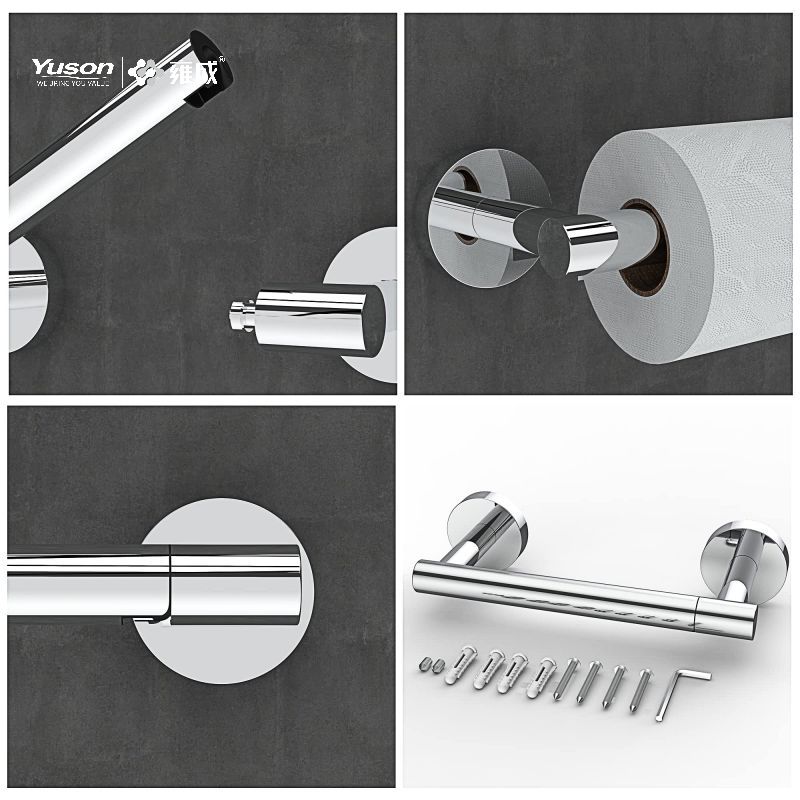 19286P Elegant baderomstilbehør, Toalettpapirholder, Sink/Messing/SUS Toalettpapirrullholder, veggmontert (Serie 19200)