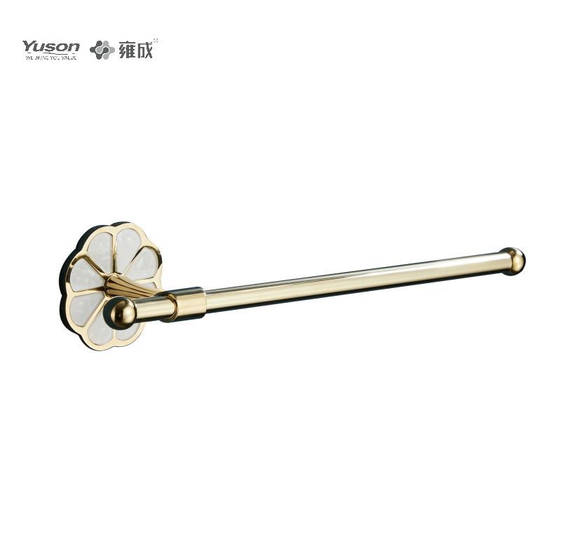 21010 Elegant baderomstilbehør, håndklering, håndkleholder, sink/messing/SUS håndkleholder, veggmontert (serie 21000)