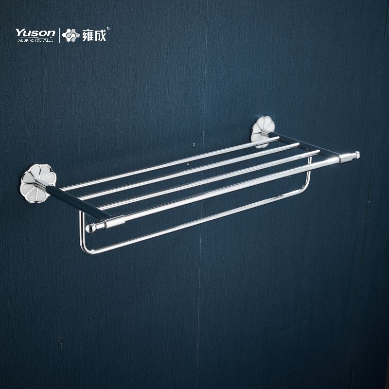 21062 Elegant baderomstilbehør, håndklehyller, håndklestativ, sink/messing/SUS håndkleholder, veggmontert (serie 21000)